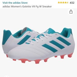adidas Women's Goletto VII Fg W Sneaker six 5 NWT